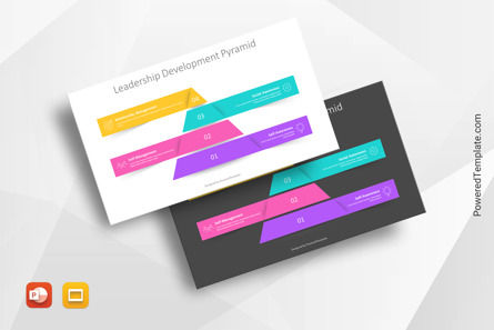 Leadership Development Pyramid, Google Presentaties-thema, 11061, Business Concepten — PoweredTemplate.com