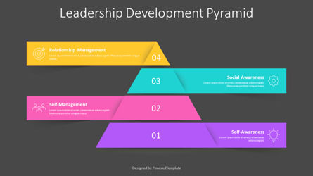 Leadership Development Pyramid, Dia 3, 11061, Business Concepten — PoweredTemplate.com