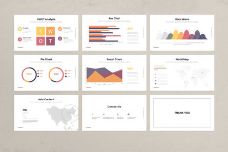 Blank Slide Presentation Template, Diapositive 8, 11075, Business — PoweredTemplate.com