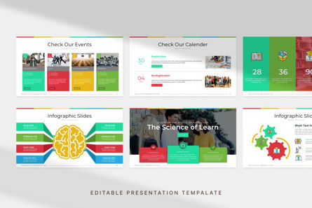 Education Presentation - PowerPoint Template, 幻灯片 2, 11094, Education & Training — PoweredTemplate.com