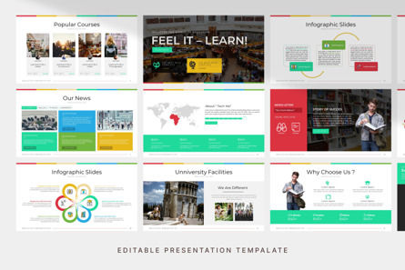 Education Presentation - PowerPoint Template, スライド 3, 11094, Education & Training — PoweredTemplate.com
