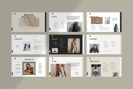 Brand Proposal Presentation, Slide 8, 11097, Lavoro — PoweredTemplate.com