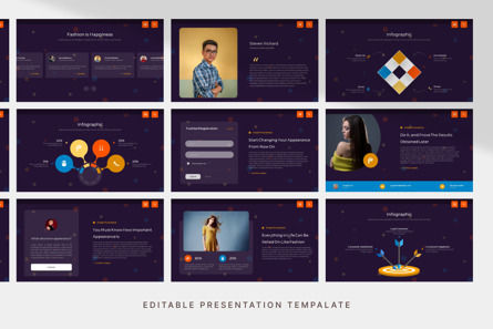 Creative Polka Dot - PowerPoint Template, Slide 4, 11099, Abstract/Textures — PoweredTemplate.com