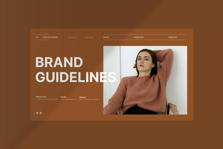Brand Guideline Presentation Template, Dia 5, 11100, Bedrijf — PoweredTemplate.com