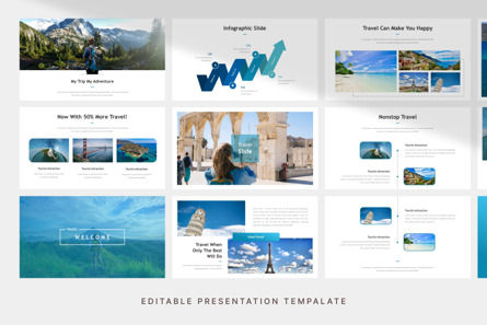 Enjoy Your Trip - PowerPoint Template, Diapositiva 3, 11101, Negocios — PoweredTemplate.com