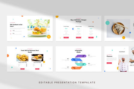 Let's Eat Presentation - PowerPoint Template, スライド 2, 11106, ビジネス — PoweredTemplate.com