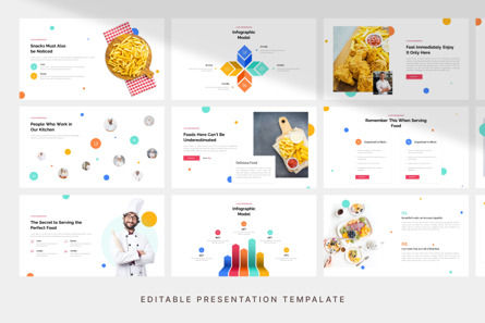 Let's Eat Presentation - PowerPoint Template, スライド 3, 11106, ビジネス — PoweredTemplate.com