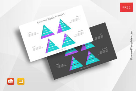 Minimal Viable Product Presentation Infographics, Gratis Tema de Google Slides, 11113, Modelos de negocios — PoweredTemplate.com