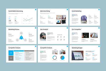 Marketing Plan Presentation Template, Slide 9, 11117, Business — PoweredTemplate.com