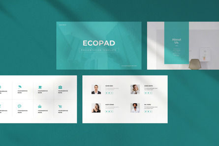 Ecopad Presentation Template, 슬라이드 3, 11118, 비즈니스 — PoweredTemplate.com