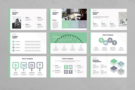 Pitch-Deck Powerpoint Template, Slide 10, 11122, Business — PoweredTemplate.com