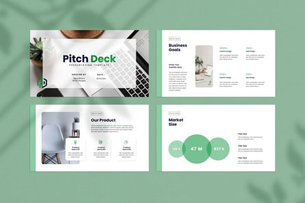 Pitch-Deck Powerpoint Template, スライド 3, 11122, ビジネス — PoweredTemplate.com