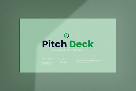 Pitch-Deck Powerpoint Template, スライド 5, 11122, ビジネス — PoweredTemplate.com