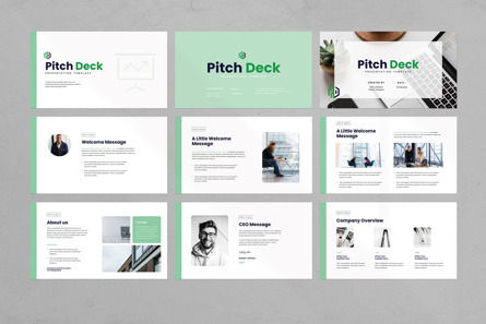 Pitch-Deck Powerpoint Template, Folie 6, 11122, Business — PoweredTemplate.com