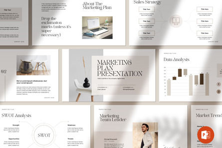 Marketing Plan Presentation Template, Diapositive 9, 11125, Business — PoweredTemplate.com