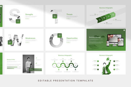 Modern Business - PowerPoint Template, Diapositiva 4, 11127, Negocios — PoweredTemplate.com