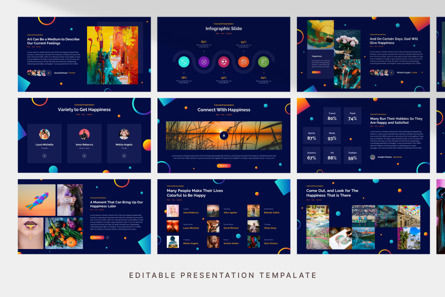 Modern Dark Presentation - PowerPoint Template, Slide 3, 11135, Abstract/Textures — PoweredTemplate.com