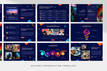 Modern Dark Presentation - PowerPoint Template, Slide 4, 11135, Abstract/Textures — PoweredTemplate.com