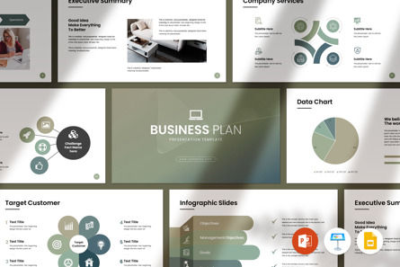 Business Plan Presentation Template, Diapositiva 2, 11140, Negocios — PoweredTemplate.com