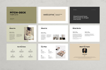 Pitch Deck Presentation Template, Diapositive 6, 11143, Business — PoweredTemplate.com