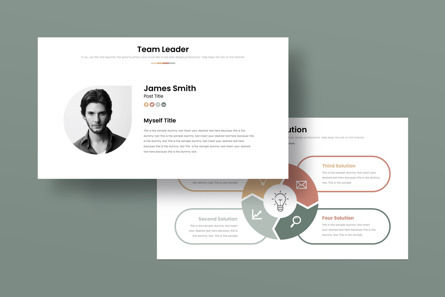 Agency Minimal Presentation Template, Diapositive 3, 11144, Business — PoweredTemplate.com