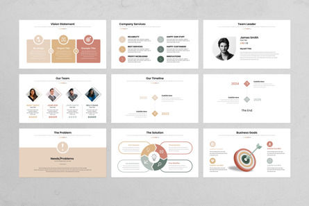 Agency Minimal Presentation Template, Slide 7, 11144, Business — PoweredTemplate.com