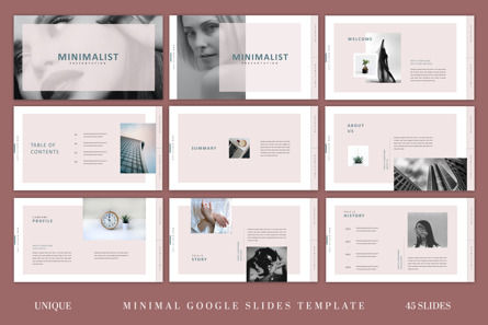 Minimalistic Google Slides Presentation Template, Diapositive 2, 11149, Business — PoweredTemplate.com