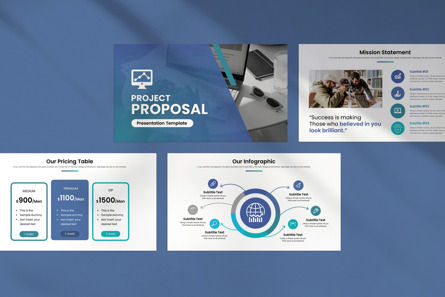 Project Proposal Presentation Template, Slide 4, 11150, Business — PoweredTemplate.com
