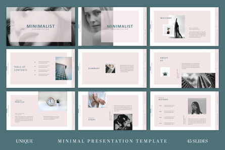Minimalistic Minimal Presentation Template, Diapositive 2, 11153, Concepts commerciaux — PoweredTemplate.com
