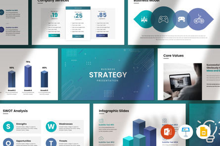 Business Strategy Presentation, Slide 2, 11154, Lavoro — PoweredTemplate.com