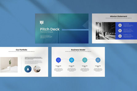 Pitch Deck Presentation Template, スライド 4, 11155, ビジネス — PoweredTemplate.com