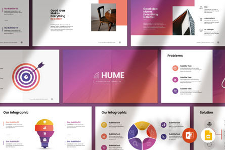 Hume Corporate Presentation Template, Deslizar 9, 11158, Negócios — PoweredTemplate.com