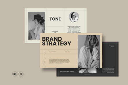 Brand Strategy Template, Plantilla de PowerPoint, 11160, Negocios — PoweredTemplate.com