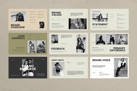 Brand Strategy Template, Diapositive 8, 11160, Business — PoweredTemplate.com