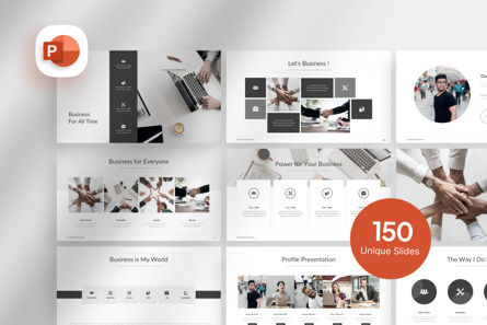 Ultimate Pitch Deck - PowerPoint Template, Plantilla de PowerPoint, 11164, Negocios — PoweredTemplate.com