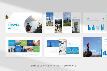 Travel Presentation - PowerPoint Template, Diapositiva 2, 11165, Negocios — PoweredTemplate.com