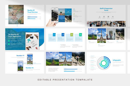 Travel Presentation - PowerPoint Template, スライド 3, 11165, ビジネス — PoweredTemplate.com