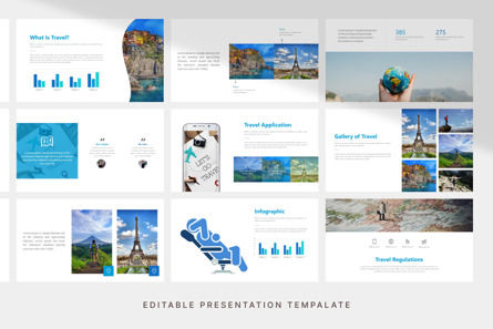 Travel Presentation - PowerPoint Template, スライド 4, 11165, ビジネス — PoweredTemplate.com