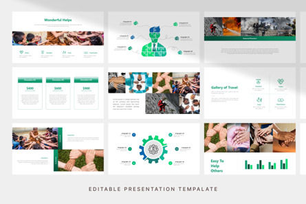 Volunteer Presentation - PowerPoint Template, Diapositiva 3, 11166, Negocios — PoweredTemplate.com