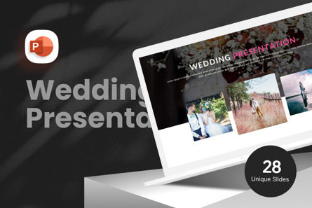 Wedding Presentation - PowerPoint Template, Modelo do PowerPoint, 11168, Negócios — PoweredTemplate.com