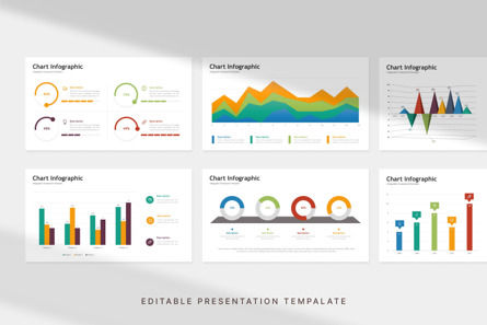 Chart Infographic - PowerPoint Template, Deslizar 2, 11173, Diagramas e Gráficos para Dados — PoweredTemplate.com