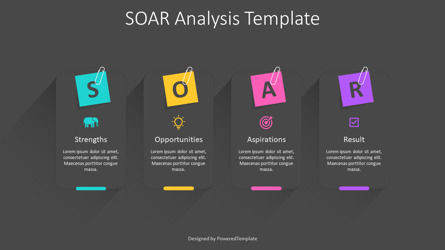 SOAR Analysis Template, Diapositiva 3, 11174, Modelos de negocios — PoweredTemplate.com