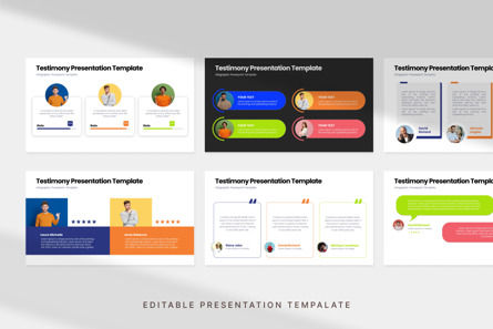 Testimony Infographic - PowerPoint Template, Diapositive 2, 11176, Business — PoweredTemplate.com