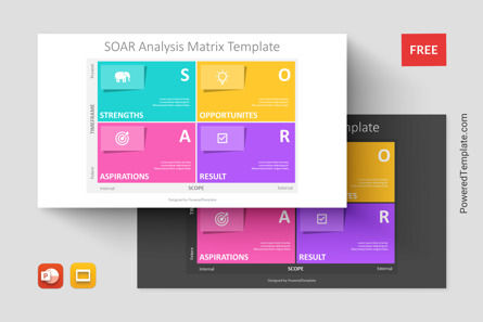SOAR Analysis Matrix Template, Gratis Tema de Google Slides, 11180, Modelos de negocios — PoweredTemplate.com