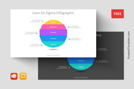 Lean Six Sigma Infographics, Kostenlos Google Slides Thema, 11189, Business Modelle — PoweredTemplate.com