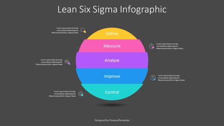 Lean Six Sigma Infographics, Diapositiva 3, 11189, Modelos de negocios — PoweredTemplate.com