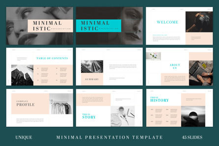 Minimalistic Simple Minimal Presentation Template, Slide 2, 11192, Business — PoweredTemplate.com