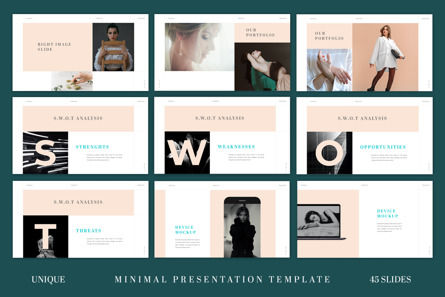 Minimalistic Simple Minimal Presentation Template, Diapositiva 5, 11192, Negocios — PoweredTemplate.com