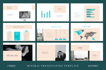 Minimalistic Simple Minimal Presentation Template, Slide 6, 11192, Business — PoweredTemplate.com