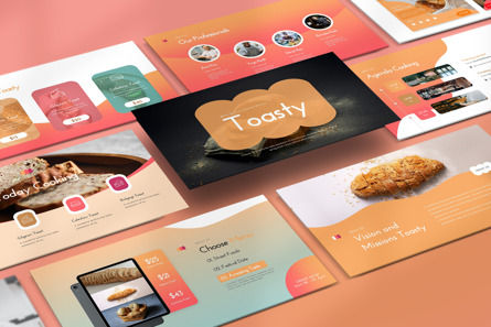 Toasty Google Slides Templates, 11194, Business — PoweredTemplate.com